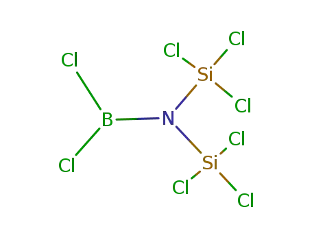 Molecular Structure of 20410-29-1 (Boranamine, 1,1-dichloro-N,N-bis(trichlorosilyl)-)