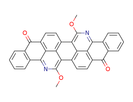 Benzo[b]naphth[1',2',3':1,8]isoquino[5,4-hi]thebenidine-9,18-dione,6,15-dimethoxy- (8CI,9CI)