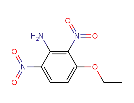 Molecular Structure of 860208-92-0 (3-ethoxy-2,6-dinitro-aniline)