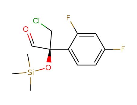 3-chloro-2-(2,4-difluorophenyl)-2-(trimethylsilanyloxy)propionaldehyde