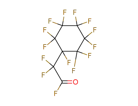 Molecular Structure of 74317-65-0 (Cyclohexaneacetyl fluoride, tridecafluoro-)
