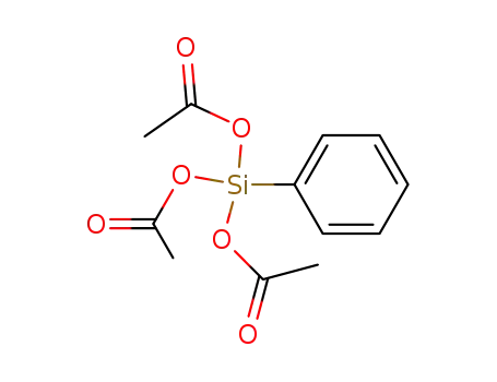 Molecular Structure of 18042-54-1 (Phenyltriacetoxysilane)