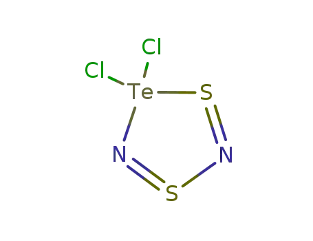 Molecular Structure of 158920-22-0 (4,4-dichloro-1,3,4λ4,2,5-dithiatelluradiazole)