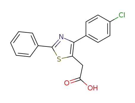 Molecular Structure of 18046-21-4 (FENTIAZAC)