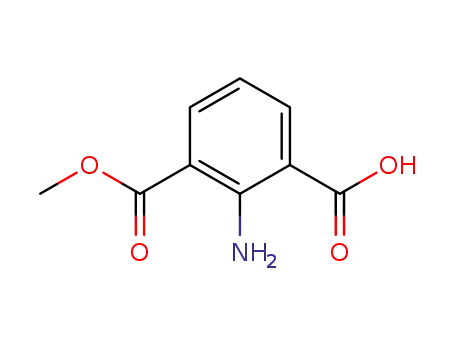 Molecular Structure of 253120-47-7 (METHYL 2-AMINO-3-CARBOXYBENZOATE)