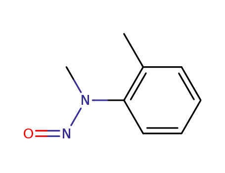 Molecular Structure of 10596-01-7 (Benzenamine, N,2-dimethyl-N-nitroso-)
