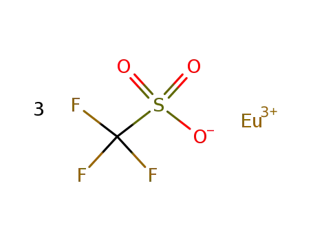 Molecular Structure of 52093-25-1 (europium trifluoromethanesulfonate)