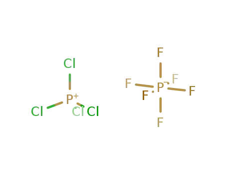 Molecular Structure of 16919-35-0 ({PCl<sub>4</sub>}<sup>(1+)</sup>*{PF<sub>6</sub>}<sup>(1-)</sup>={PCl<sub>4</sub>}{PF<sub>6</sub>})
