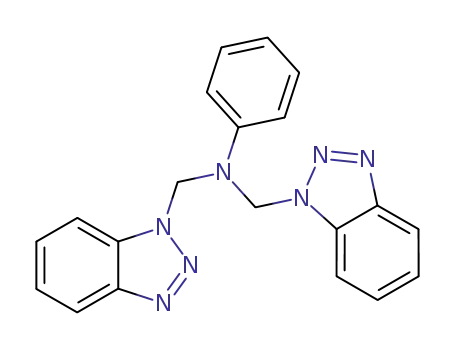 Bis-benzotriazol-1-ylmethyl-phenyl-amine