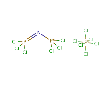Molecular Structure of 18828-06-3 (bis(trichlorophosphine)iminium hexachlorophosphate)