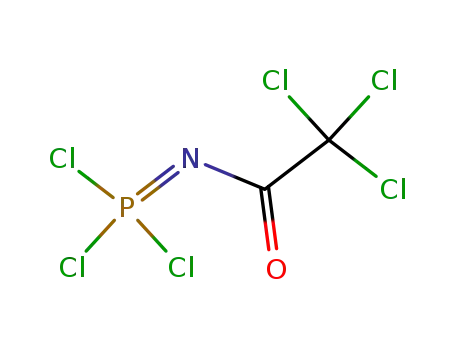Molecular Structure of 14335-48-9 (trichlorophosphazotrichlorooxoethane)