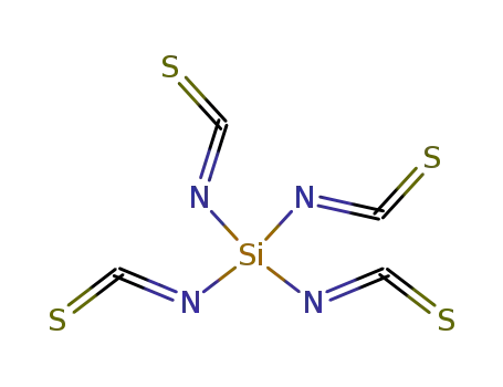 Molecular Structure of 6544-02-1 (SILICON TETRAISOTHIOCYANATE)