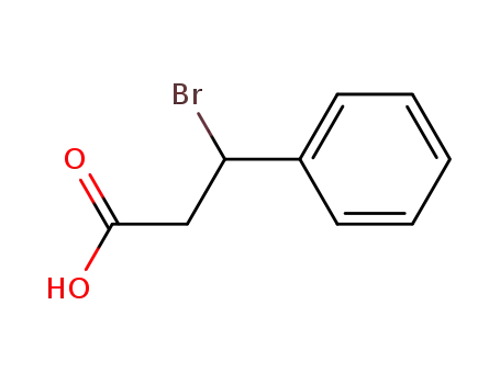 Molecular Structure of 15463-91-9 (B-BROMO-B-PHENYLPROPIONIC ACID)