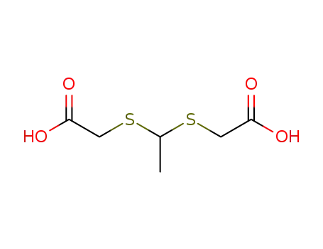 Molecular Structure of 15810-18-1 (Acetic acid, 2,2'-[ethylidenebis(thio)]bis-)