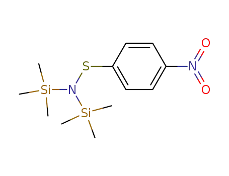 Molecular Structure of 135577-95-6 (p-nitro-N,N-bis(trimethylsilyl)benzenesulfenamide)