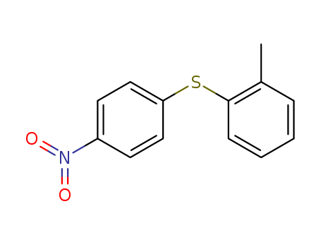 1-methyl-2-(4-nitrophenyl)sulfanyl-benzene cas  6640-56-8