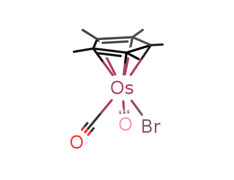 Molecular Structure of 81554-89-4 ({(η5-C5Me5)Os(CO)2Br})