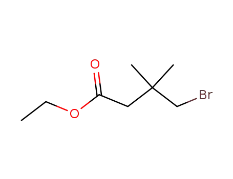 Molecular Structure of 854432-02-3 (4-bromo-3,3-dimethyl-butyric acid ethyl ester)