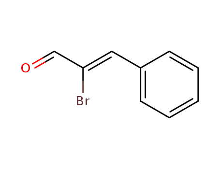 Molecular Structure of 33603-90-6 (2-Propenal, 2-bromo-3-phenyl-, (Z)-)