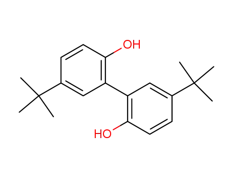 Molecular Structure of 22385-96-2 (5,5'-di-tert-butyl-2,2'-dihydroxybiphenyl)