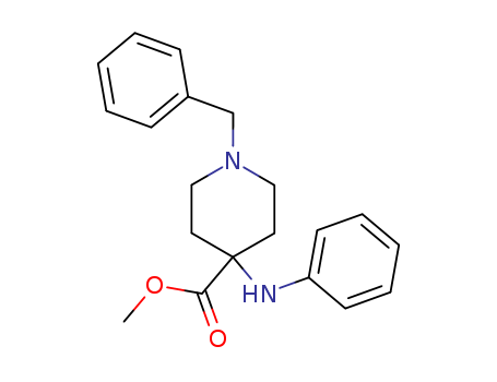 4-Piperidinecarboxylicacid, 4-(phenylamino)-1-(phenylmethyl)-, methyl ester