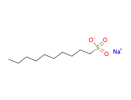 Molecular Structure of 13419-61-9 (Sodium decane-1-sulfonate)