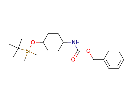 phenylmethyl <4-<<(1,1-dimethylethyl)dimethylsilyl>oxy>cyclohexyl>carbamate
