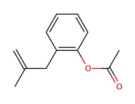 Molecular Structure of 861009-82-7 (3-(2-ACETOXYPHENYL)-2-METHYL-1-PROPENE)