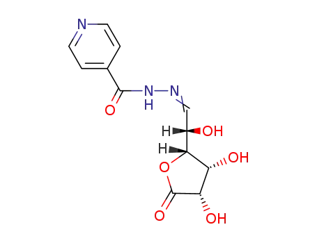 Molecular Structure of 3691-74-5 (glucurono-1,4-lactone isonicotinoylhydrazone)