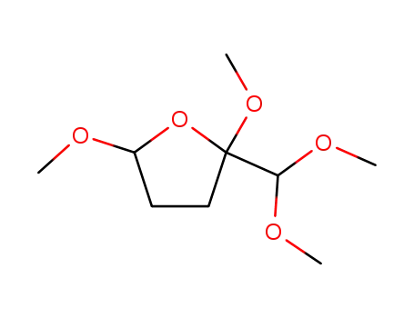 Molecular Structure of 65057-97-8 (2-(dimethoxymethyl)tetrahydro-2,5-dimethoxyfuran)