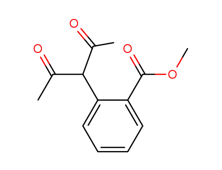 Molecular Structure of 56741-51-6 (3-(o-methoxycarbonylphenyl)pentane-2,4-dione)