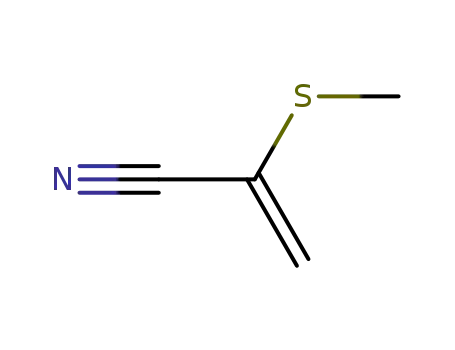 Molecular Structure of 10568-85-1 (2-Propenenitrile, 2-(methylthio)-)
