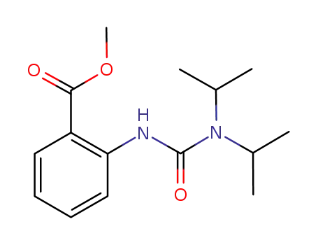 Molecular Structure of 1150096-69-7 (methyl 2-(3,3-diisopropylureido)benzoate)