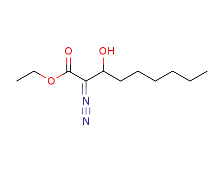 Nonanoic acid, 2-diazo-3-hydroxy-, ethyl ester