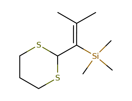 1-(1,3-Dithian-2-yl)-2-methyl-1-trimethylsilyl-1-propen