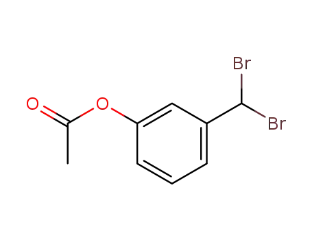 3-(dibromomethyl)phenyl acetate