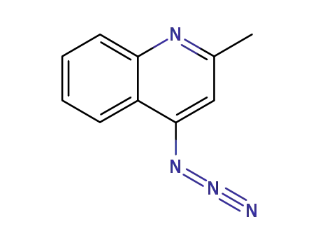 Molecular Structure of 32113-04-5 (1-(2-methylquinolin-4-yl)triaza-1,2-dien-2-ium)