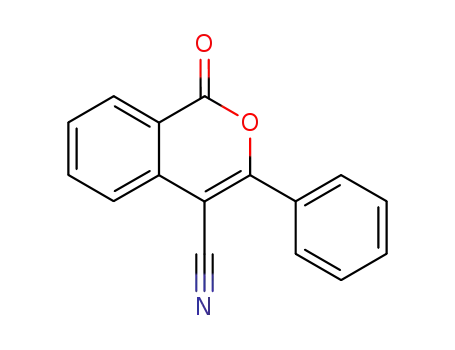 1-oxo-3-phenyl-1H-isochromene-4-carbonitrile