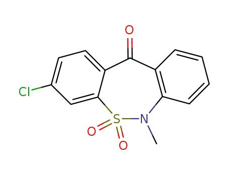 3-Chloro-6,11-dihydro-6-methyl-5,5,11-trioxodibenzo[c,f][1,2]thiazepine