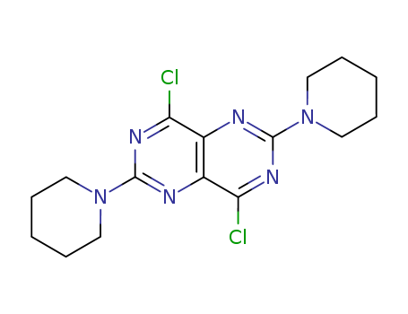 Pyrimido[5,4-d]pyrimidine,4,8-dichloro-2,6-di-1-piperidinyl-