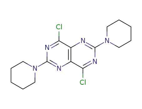 Molecular Structure of 36926-31-5 (4,8-dichloro-2,6-dipiperidinopyrimido[5,4-d]pyrimidine)