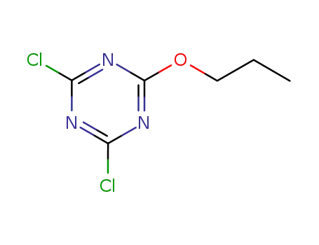 Molecular Structure of 26650-75-9 (2,4-DICHLORO-6-N-PROPOXY-1,3,5-TRIAZINE)