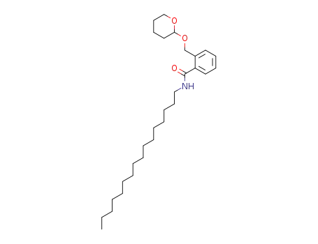 Molecular Structure of 211438-69-6 (N-Hexadecyl-2-(tetrahydro-pyran-2-yloxymethyl)-benzamide)