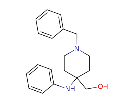 4-Piperidinemethanol,4-(phenylamino)-1-(phenylmethyl)-