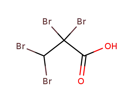 Molecular Structure of 194033-48-2 (Propanoic acid, 2,2,3,3-tetrabromo-)