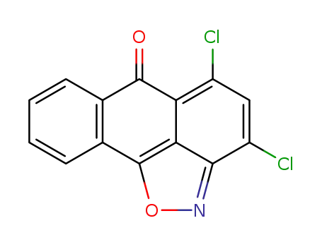 3,5-dichloro-6-oxo-6H-anthra<1,9-cd>isoxazole