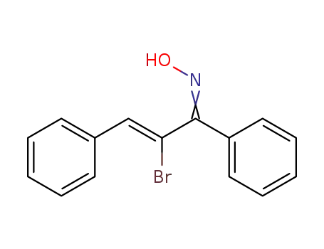2-Propen-1-one, 2-bromo-1,3-diphenyl-, oxime