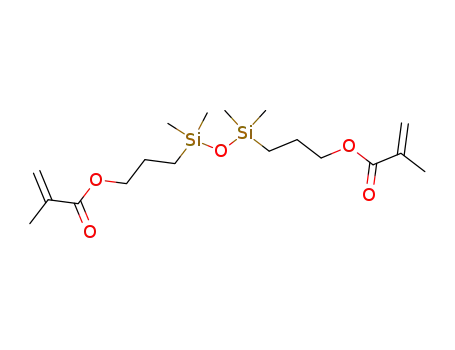 Molecular Structure of 18547-93-8 (1,3-Bis(3-methacryloxypropyl)tetramethyldisiloxane)