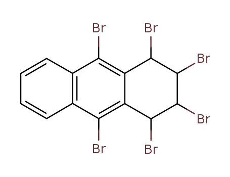 Molecular Structure of 860531-60-8 (1,2,3,4,9,10-hexabromo-1,2,3,4-tetrahydro-anthracene)