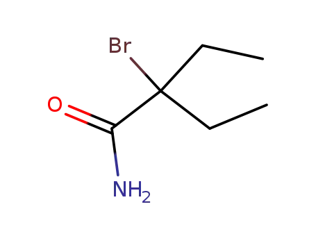 Molecular Structure of 511-70-6 (2-bromo-2-ethylbutyramide)